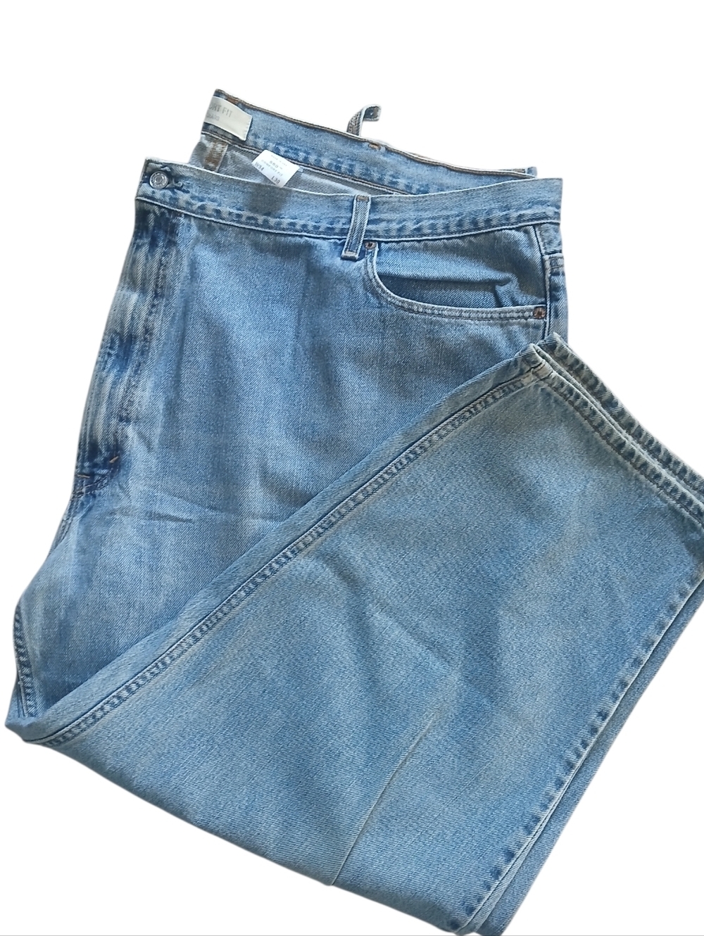 Vintage 90's Levi's 560 Comfort Fit Jeans Denim Light Relaxed Cotton 54 x 30